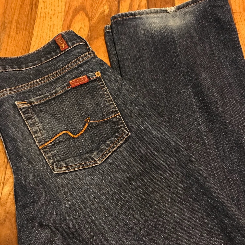 Seven 7 For All Mankind Bootcut Jeans Sz 28 x 33